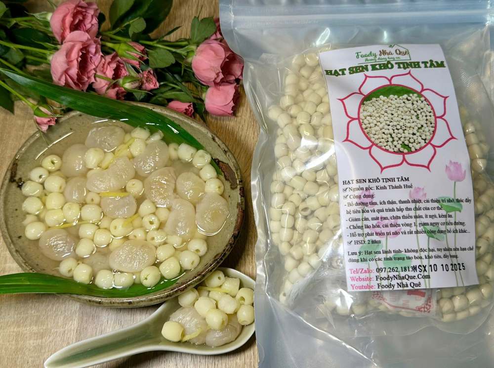 hạt sen khô huế giá bao nhiêu