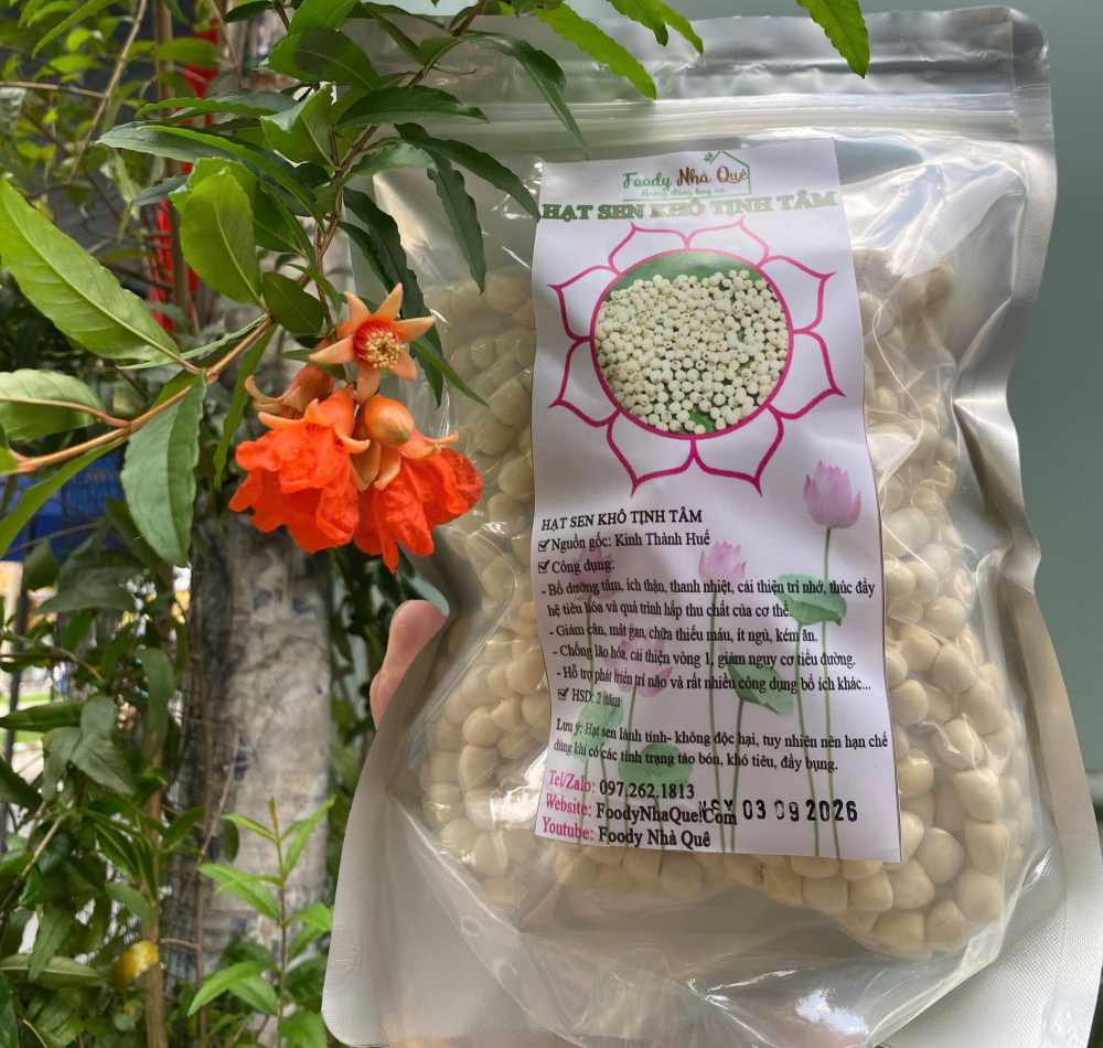hạt sen khô huế giá bao nhiêu